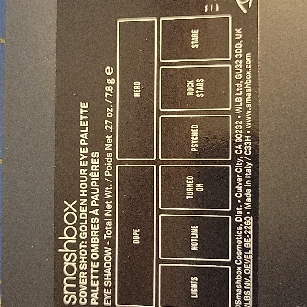 Smashbox Cover Shot Golden Hour Eye Palette Gold Brown 7.8g New In Box - Picture 4 of 6